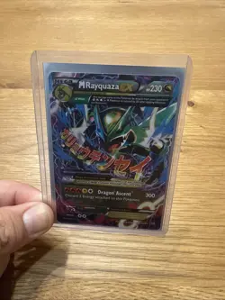 Pokemon TCG M Rayquaza EX Full Art Ultra Rare Card 61/108 XY Lp-Nm - Image 1