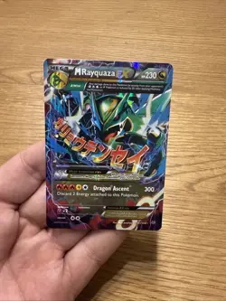 Pokemon TCG M Rayquaza EX Full Art Ultra Rare Card 61/108 XY Lp-Nm - Image 2