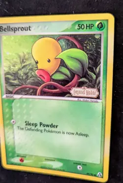 Bellsprout 49/92 Reverse Holo Stamped Pokemon Card 2006 EX Legend Maker (Swirl) - Image 3