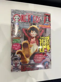 One Piece Magazine Vol.20 Promo Monkey D Luffy SR ST21-014 Card & Book w Plastic - Image 2