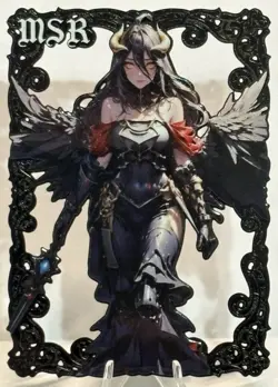 Sexy Waifu Anime Metal Card, Albedo, Overlord, MSR Serial #099/100! 🔥🔥 - Image 1