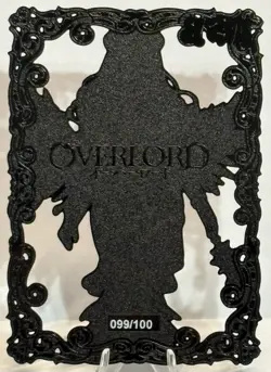 Sexy Waifu Anime Metal Card, Albedo, Overlord, MSR Serial #099/100! 🔥🔥 - Image 2