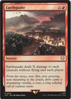 Earthquake R Commander: The Lord of the Rings: Tales of Middle-earth 214 - MTG - Image 1