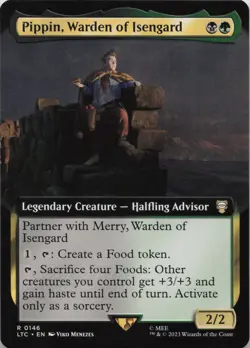 Pippin, Warden of Isengard (Extended Art) R Commander: The Lord of the Rings: Ta - Image 1