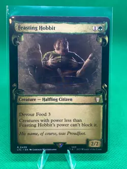 Feasting Hobbit - Showcase Scrolls - #439 - The Lord of the Rings - MTG - Image 1