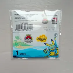2024 Pokemon World Championships Coin Honolulu Limited Pikachu Coin Metal Sealed - Image 2