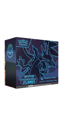 Phantasmal Flames: Pokemon Center ETB - PREORDER - (SHIPS AFTER 11/14) PRESALE - Image 1