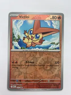 012/086 Victini : (Reverse Holo) Card : SV-10.5 Black Bolt : Pokemon TCG - Image 1