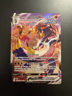 Pokemon TCG Rapid Strike Urshifu Vmax TG21/TG30 Brilliant Stars Trainer Gallery - Image 1