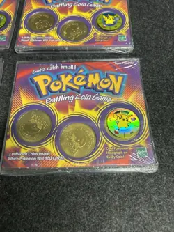 1999 vintage pokemon battling coin game coins - Image 4