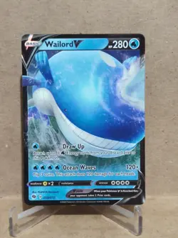 2020 Pokemon Sword and Shield Champion's Path #13 Wailord V URR - Image 1