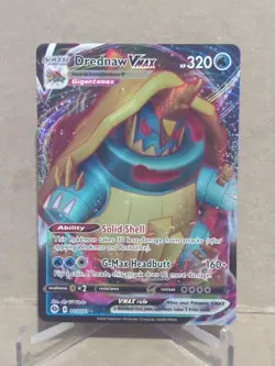 2020 Pokemon Sword and Shield Champion's Path #015 Drednaw VMAX URR - Image 1