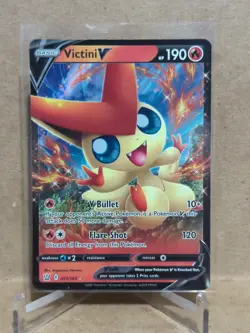2021 Pokemon Sword and Shield Battle Styles #21 Victini V URR - Image 1