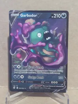 2021 Pokemon Sword and Shield Evolving Skies #100 Garbodor V UR - Image 1