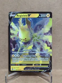 2022 Pokemon Sword and Shield Silver Tempest #57 Regieleki V UR - Image 1