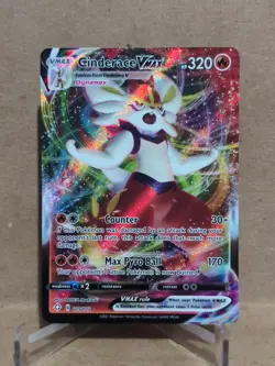 2021 Pokemon Sword and Shield Shining Fates #19 Cinderace VMAX R - Image 1