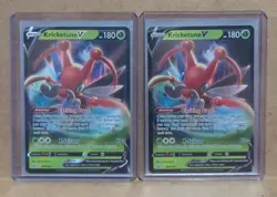 (2) 2021 Pokemon Sword and Shield Battle Styles #6 Kricketune V URR - Image 1