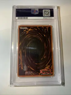 2002 Yu-Gi-Oh! Dark Magician BPT-001 Secret Rare Promo PSA 5 - Image 2