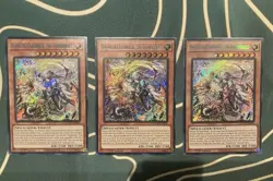 3x Dogmatika Fleurdelis, the Thunderbolt DOOD Secret Rare NM Yu-Gi-Oh! + More! - Image 1