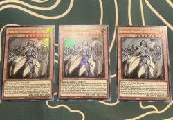 3x Dogmatika Fleurdelis, the Thunderbolt DOOD Secret Rare NM Yu-Gi-Oh! + More! - Image 3