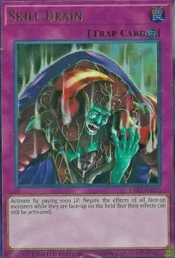 Yugioh! LP Skill Drain - LART-EN012 - Ultra Rare - Limited Edition Lightly Playe - Image 1
