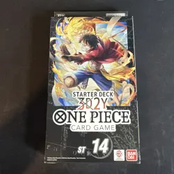 ONE PIECE CARD GAME 3D2Y STARTER DECK (ST-14) 51 Cards ENGLISH SEALED - Image 1