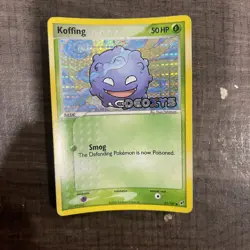 Pokemon Koffing #62/107 Reverse Holo Common - 2005 EX Deoxys - Near Mint (NM) - Image 1