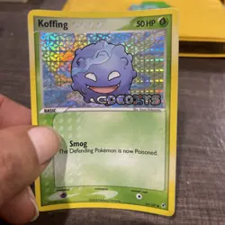Pokemon Koffing #62/107 Reverse Holo Common - 2005 EX Deoxys - Near Mint (NM) - Image 3