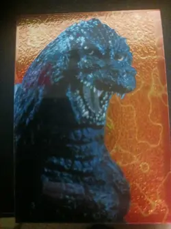Godzilla Chromium Trading Card #6 Godzilla Rules 1996 Toho JPP/AMADA - Image 1