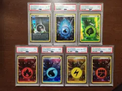 ?????PSA 8-9 EX Era Reverse Holo/Holo Energy Pokemon Cards Lot Of 7 Emerald???? - Image 1