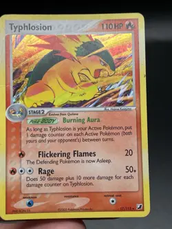 Pokemon Card - Typhlosion 17/115 Ex Unseen Forces Holo Rare DMG XS1 - Image 2