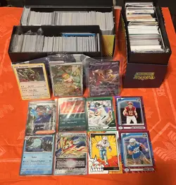 3 binder, BULK trading cards of POKEMON Yugioh NFL Disney Lorcana NBA Naruto - Image 2