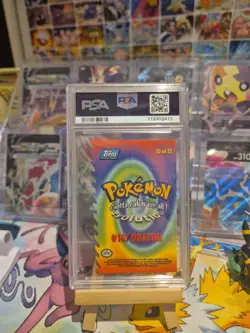 Topps Dratini #147 E10 of 12 Pokemon Card Diecut Erorr Card PSA 9 MINT - Image 2