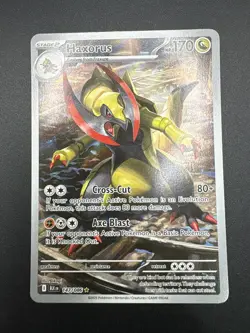 Pokemon TCG Haxorus Illustration Rare Card 147/086 S&V Black Bolt - Image 2
