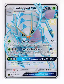 ~ESP~ SPANISH Golisopod GX Shiny Vault SV48 Hidden Fates Pokemon Card (Ref:PE1) - Image 1
