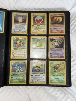 Pokemon Card Jungle Set 64/64 Vintage WOTC 1999 (non holo vaporeon missing) - Image 1