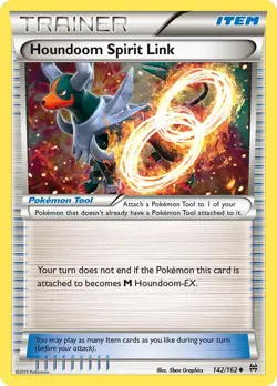 Houndoom Spirit Link 142/162 BREAKthrough Pokemon Card NM - Image 1