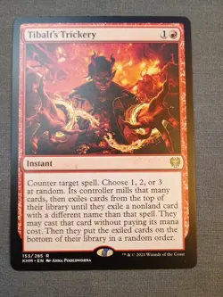 TIBALT'S TRICKERY Kaldheim KHM Magic MTG MINT CARD - Image 1