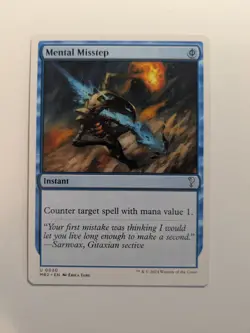 Mental Misstep #0030 White Border Mystery Booster 2 MtG NM - Image 1