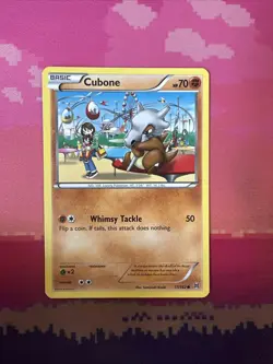 Pokemon Card Cubone Breakthrough Common 77/162 Near Mint - Image 1