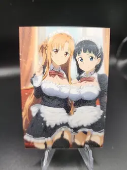 Asuna Yuuki And Suguha Kirigaya Art Sword Online Anime Waifu Card Doujin ACG... - Image 1