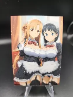 Asuna Yuuki And Suguha Kirigaya Art Sword Online Anime Waifu Card Doujin ACG... - Image 2
