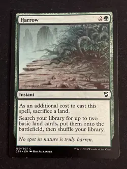 1x Harrow (150) Commander 2018 LP MTG Magic the Gathering x1 MKE - Image 1