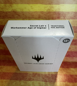 MTG SECRET LAIR X WARHAMMER AGE OF SIGMAR TRADITIONAL FOIL SEALED - Image 1