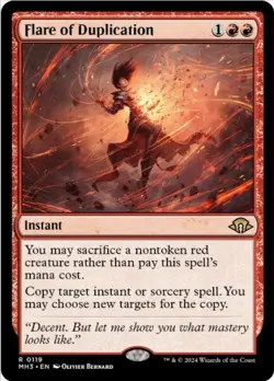 Flare of Duplication Foil, #119, NM) Modern Horizons 3 (MH3), MTG - Image 1