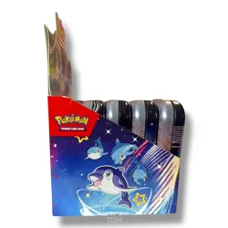 Pokemon Paldean Fates EMPTY Mini Tins (x10) w/Display Complete Art Series Set - Image 3