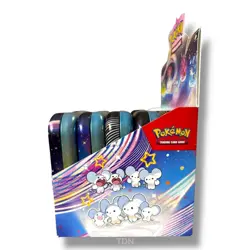 Pokemon Paldean Fates EMPTY Mini Tins (x10) w/Display Complete Art Series Set - Image 5