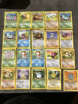 Lot Of 20 First Edition NM Vintage French Pokemon Cards Jungle Expansion - Image 1
