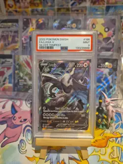 2022 Pokemon Lugia v Silver Tempest 186/195 Alt Art Ultra Rare PSA 9 Mint - Image 1