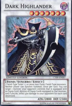 Dark Highlander - CT09-EN007 - Super Rare - Limited Edition - Lightly Played - Image 1